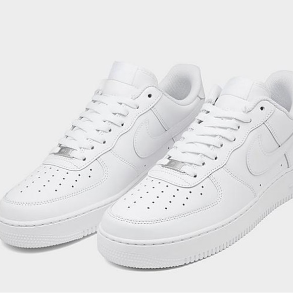 Nike Shoes - All White Air Forces Woman